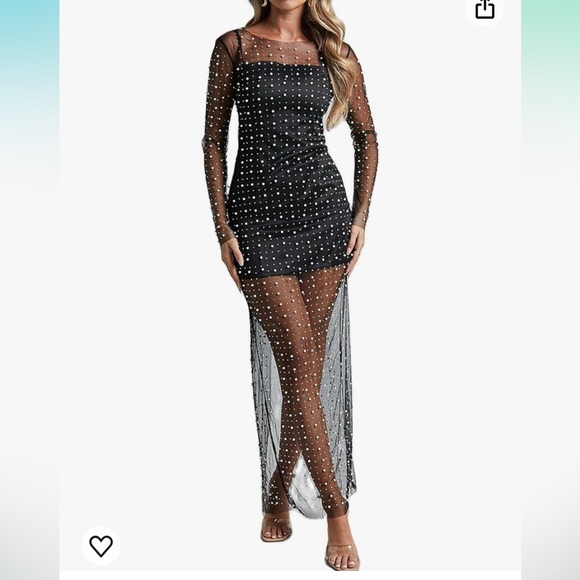 Dresses & Skirts - Sparkly pearl and rhinestone maxi size xl